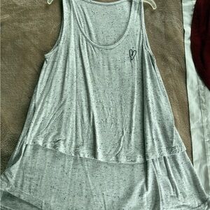 Latched Mama Gray Sleeveless Women's Nursing Top